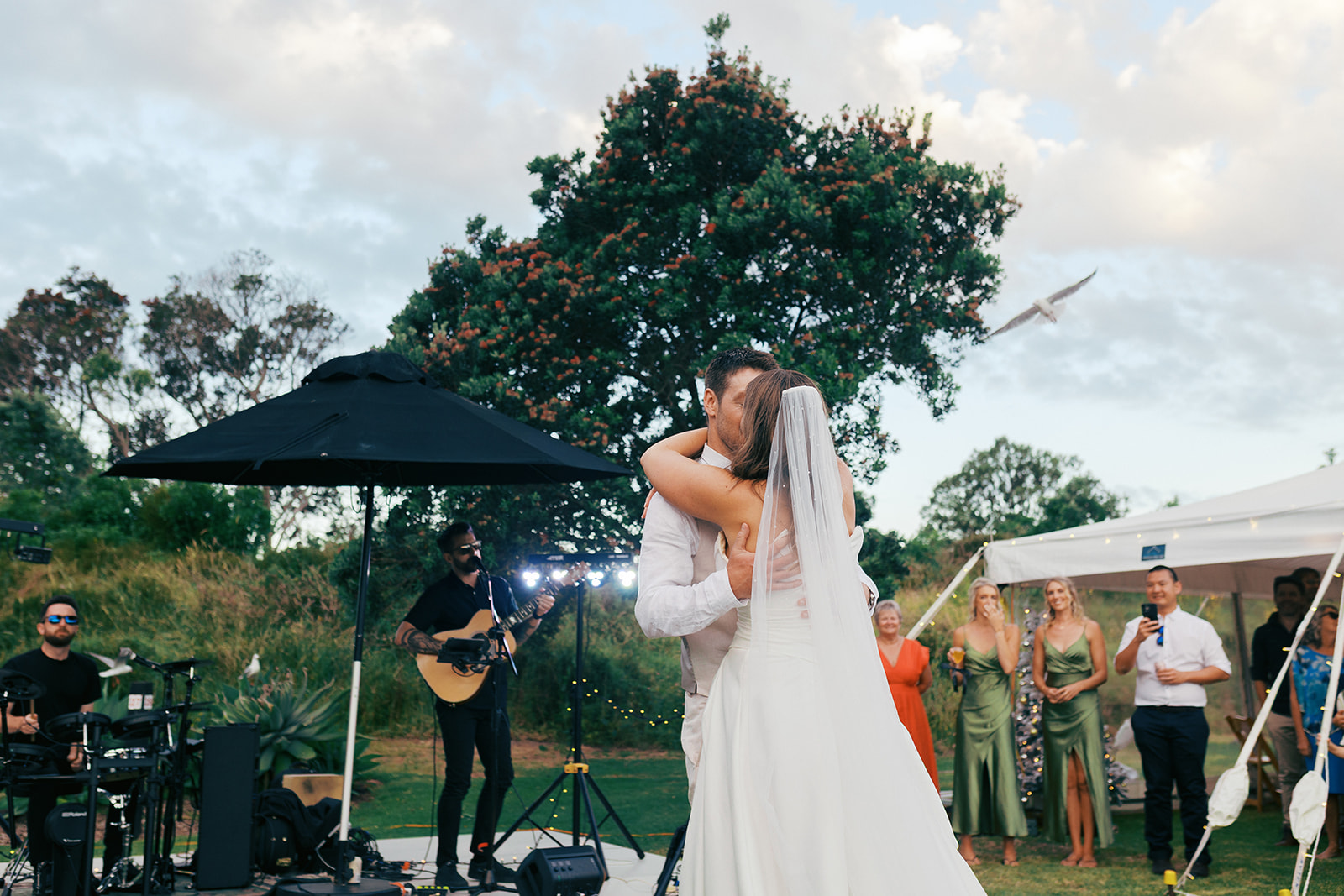 James Van wedding musician Auckland playing live acoustic guitar at ceremony